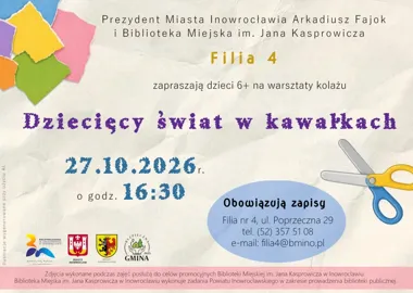 Dziecięcy świat w kawałkach – warsztaty kolażu