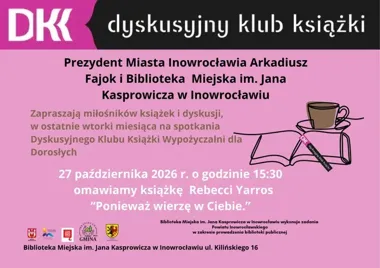 W Inowrocławiu książki uruchamiają rozmowy - wraca DKK