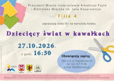 Inowrocławskie dzieci stworzą własne światy z kawałków papieru