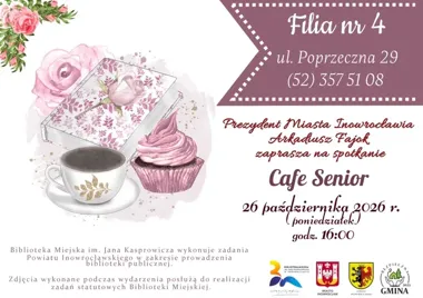 Jesienne rozmowy przy kawie wracają do Inowrocławia - Cafe Senior